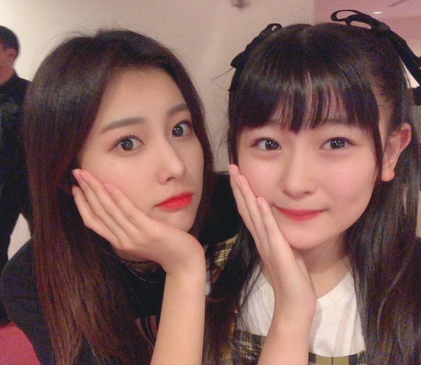 아이즈원 채원 혜원 유진 나코 with HKT48 멤버