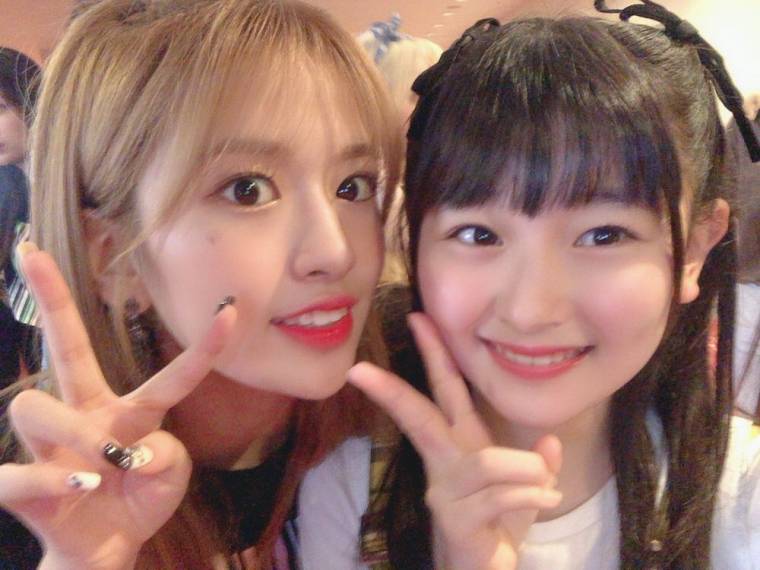 아이즈원 채원 혜원 유진 나코 with HKT48 멤버