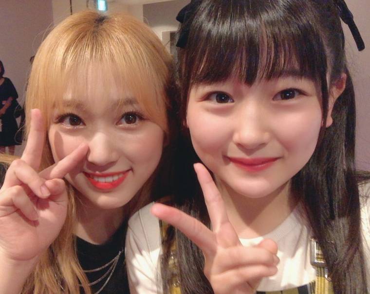 아이즈원 채원 혜원 유진 나코 with HKT48 멤버