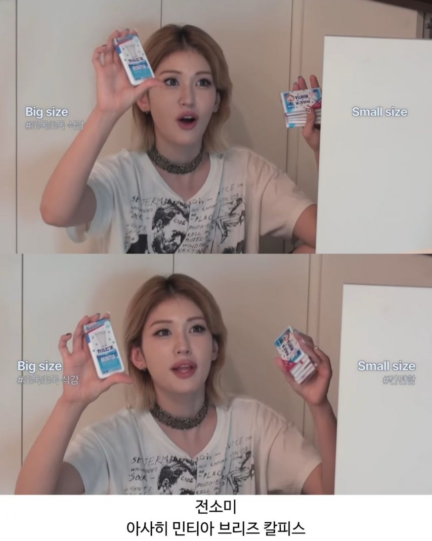 여자 아이돌들의 구취 제거템 모음