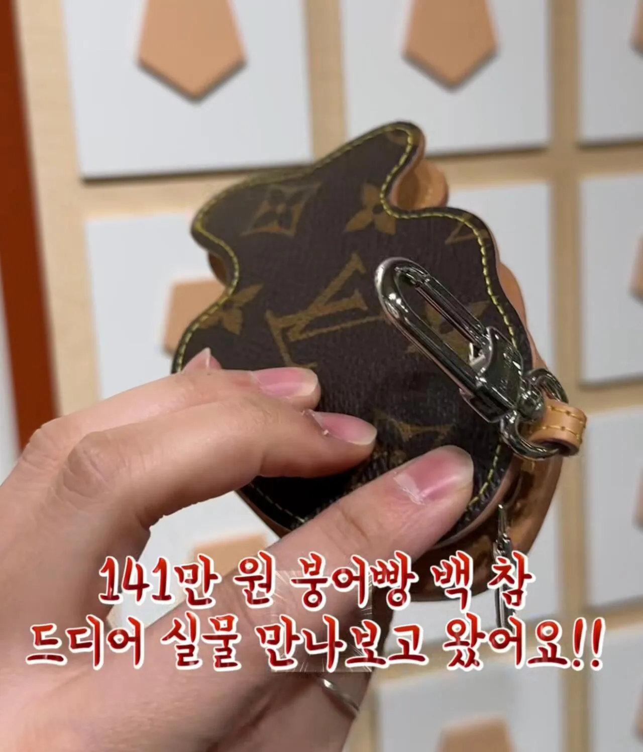 141만원 루이비통 붕어빵 실물 후기